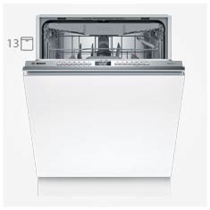 ماشین ظرفشویی توکار بوش SMV4HMX65Q مدل 4HMX65