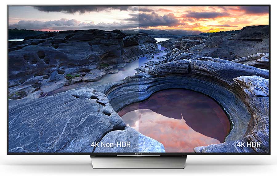 فناوری اچ دی آر در صفحه نمایش 55 اینچ تلویزیون سونی